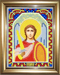 ИМРА5-067 Алмазная мозаика ТМ НАСЛЕДИЕ с рамкой "Святой Михаил"