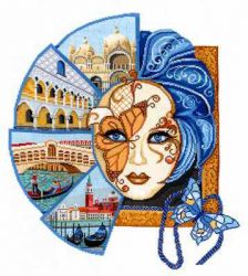В-29 Набор для вышивания Сделай Своими Руками "Венецианская маска"