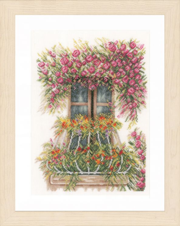 PN-0171411 Набор для вышивания LANARTE "Flower balcony"