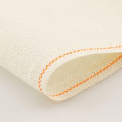3609/1111 Ткань равномерного плетения Zweigart Belfast 32ct, 50х35см, цвет №1111 белый с перламутровым люрексом/pear