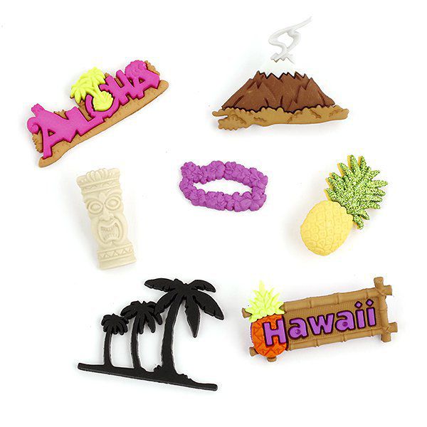 Набор декоративных пуговиц Jesse James "Гаваи"