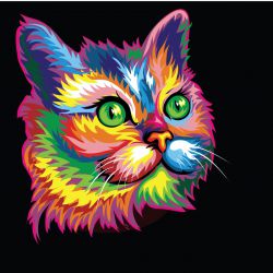 GX3974 "Радужный котик" (Paintboy)