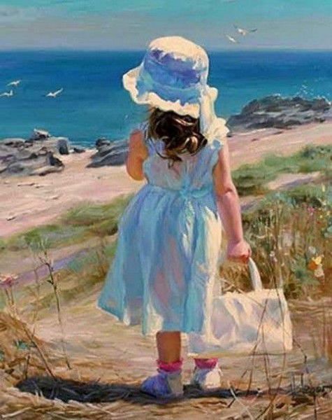 Картина по номерам Paintboy "Девочки на море" GX7606