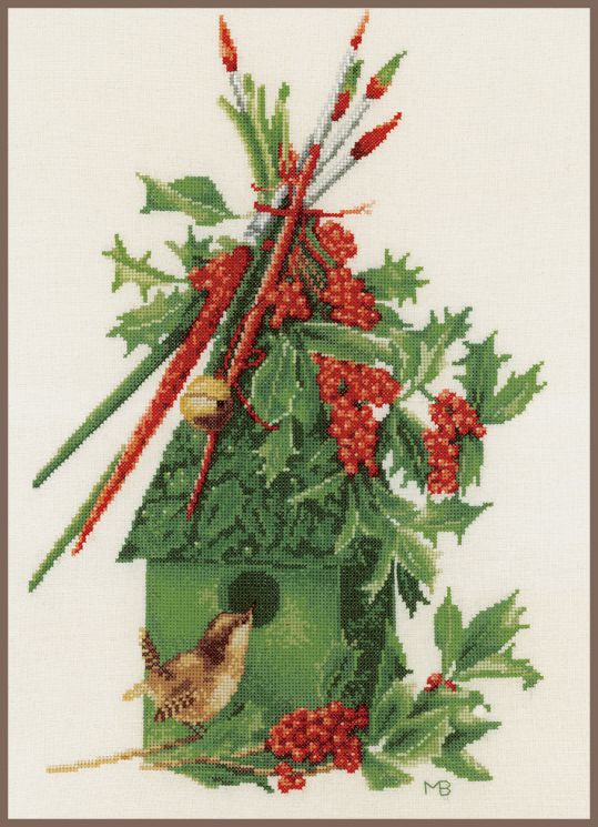 PN-0173607 Набор для вышивания LANARTE "My winter home"