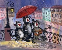 GX4087 "Питерские коты. Песня дождя" (Paintboy)