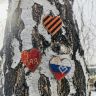 БС009-01 Набор для вышивания броши "Я люблю Россию", 5х5 см