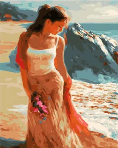 GX30296 Картина по номерам Paintboy "Прогулка по берегу"