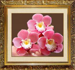 F-175 Алмазная мозаика Милато "Розовая орхидея"