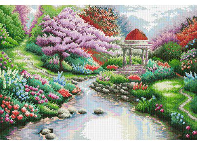 Алмазная мозаика Белоснежка "Японский сад" 188-ST