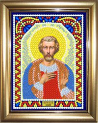 ИМРА5-109 Алмазная мозаика ТМ НАСЛЕДИЕ с рамкой "Святой Василий"
