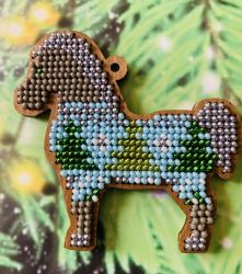  Сами с усами. Набор для вышивания "Пони Оттепель" 7,5х7,5 см, арт. С189-10