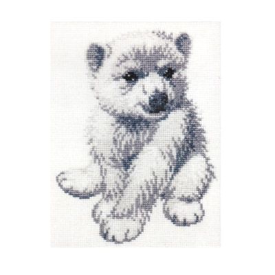 Набор для вышивания крестом Pako "Белый медвежонок" 215-421