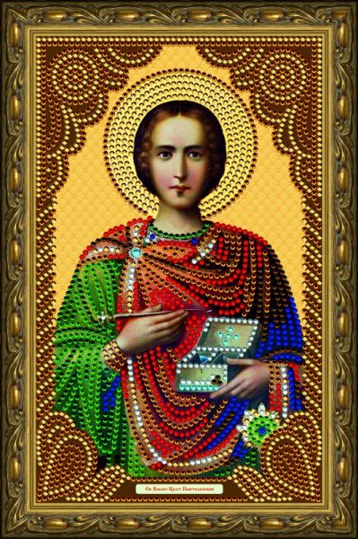 Алмазная мозаика Color Kit "Святой Великомученик Целитель Пантелеймон" IK012