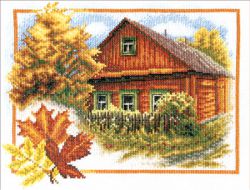 ПС-0314 Набор для вышивания PANNA "Осень в деревне"
