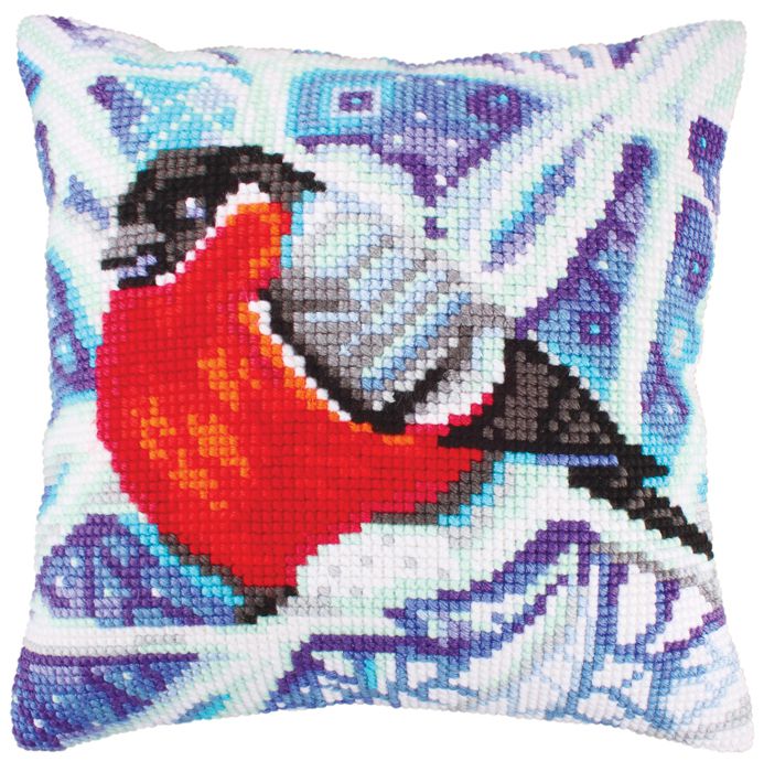 Набор для вышивания крестом Collection D'Art "Снегирь" 5251