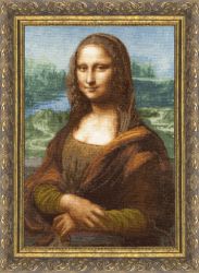 МК-023 Набор для вышивания Золотое Руно "Мона Лиза" по кртине Леонардо да Винчи