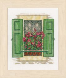 PN-0167122 Набор для вышивания LANARTE "Window with shutters"