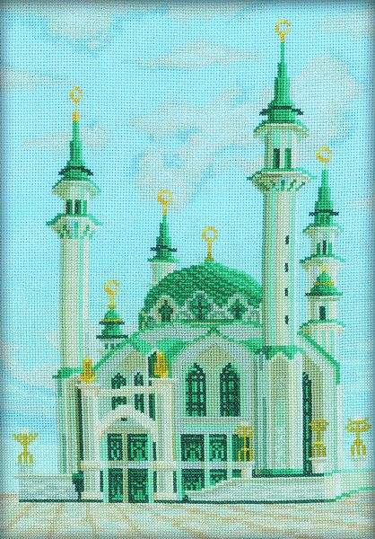 Набор для вышивания крестом РТО "Мечеть(Казанская) белая" М112
